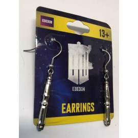 BBC Doctor Who Sonic Screwdriver Earrings NEW