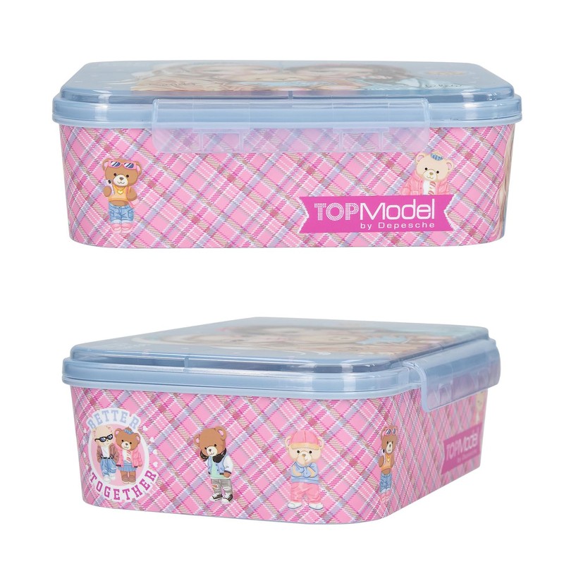 Depesche TOPModel Team Teddy 13255 Lunch Box in Pink with