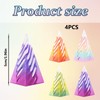 4 Pieces Spiral Cone Fidget Toy, 3D Printed Spiral Cone