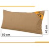 Npluseins 1331.1812 Cotton Pillowcases, Jersey, Various Colours, Pack of 2