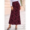 BTFBM Womens Floral Mesh Maxi Skirt Elastic High Waisted Boho