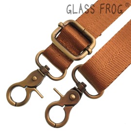 GLASS FROG Scissor Case Belt, Scissor Bag, Hairdresser Trimmer, Camel Brown (2 pieces)