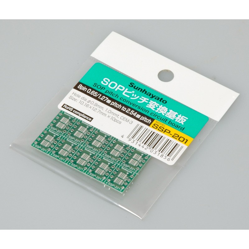 Sanhayato SSP-201 SOP IC Conversion Substrate, 10 Sheets
