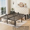 18 inch King Size Bed Frame with Round Corner Legs
