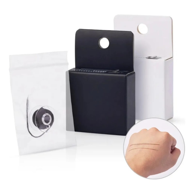 Hilo Entintado Para Diseño Mapeo De Cejas Microblading 2 Pz