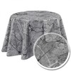Melody Oilcloth Tablecloth 100 x 140 cm Square Marble Grey