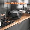 YIBAKE Electric-Pizza-Oven-Indoor, 12 Inches Countertop Cooker,800℉ Electric Pizza Maker, Ceramic