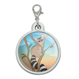 GRAPHICS & MORE Ring-Tailed Cat Chrome Plated Metal Pet Dog Cat ID Tag