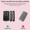 Meruns Compatible with Volvo Key fob Cover with Diamond Bling