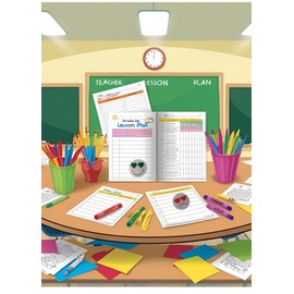 Personal Labels Since 1999 Smiley Stickers, 400 Count, Waterproof Teachers and Rewards Stickers, 22 mm, Blue and Pink