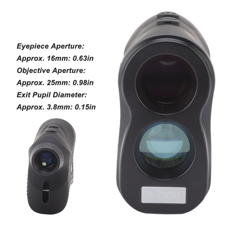 Hunting Rangefinder 700Y Accurate IPX4 Waterproof Multi Functional 6X Golfing