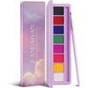 Allphv pintura corporal soluble en agua delineador de ojos sombra