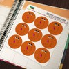 Sesame Street Snuffleupagus Face 1" Planner Calendar Scrapbooking Crafting Clear