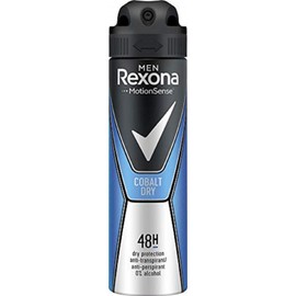 Rexona Cobalt Dry Men Antiperspirant for Long Lasting Freshness 48 Hour Protection, Pack of 1, 150 ml