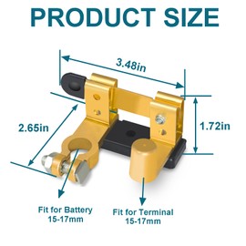 SDZONGES Battery Disconnect Switch, Battery Cut Off Shut Off Kill Switch 12v 24v, Top Post Knife Blade Master Switch for Marine Car Boat RV ATV Vehicles(Negative).