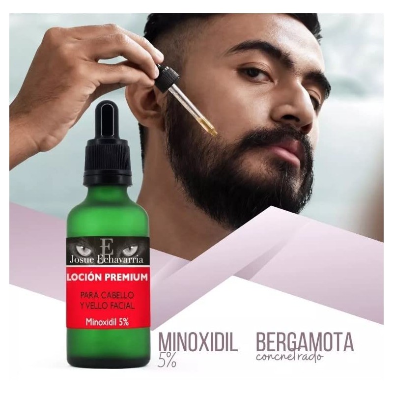 Tratamiento PREMIUM CONCENTRADO para Barba y Cabello 5% con Bergamota