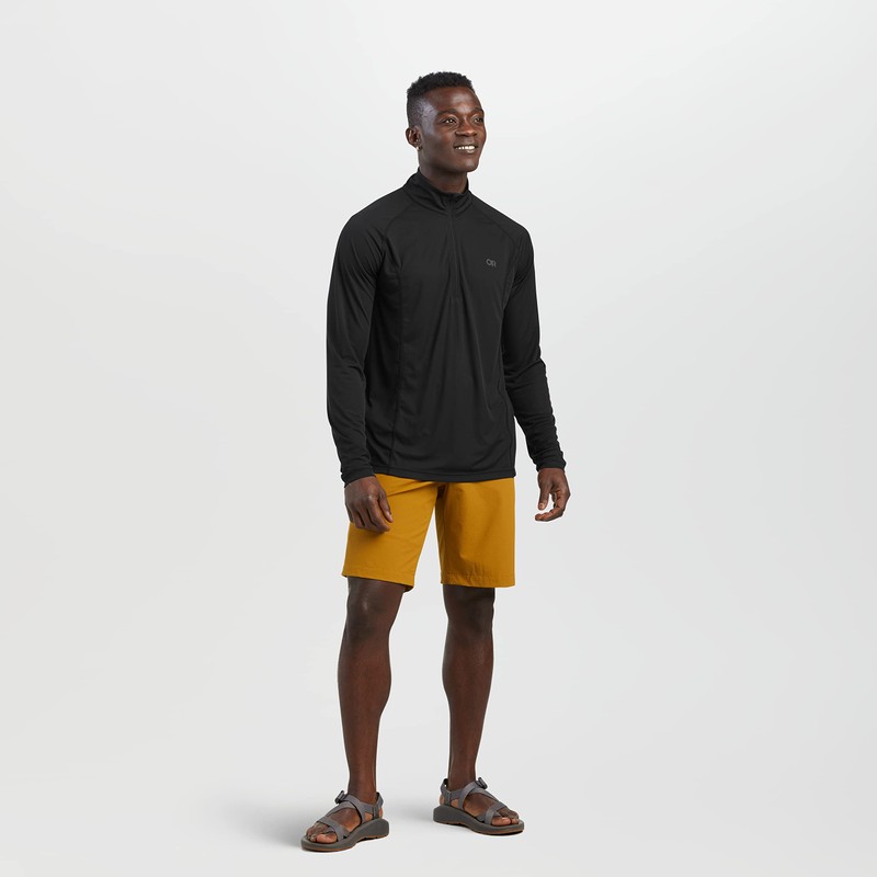 Outdoor Research Men’s Echo Quarter-Zip, Black, Medium