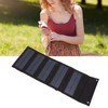 50W Portable Solar Panel Bag Monocrystalline Silicon 5 Folding Solar