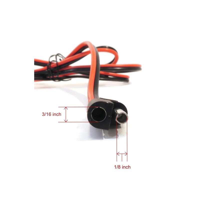 The ROP Shop New 10 ft. Wire Harness/Power Cables 12V