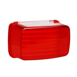 NTHREEAUTO Rear Tail Light Lens Cover Red Motorcycle Taillight Lenses Compatible with Yamaha Grizzly Kodiak Bigbear Bruin Rhino 450 660