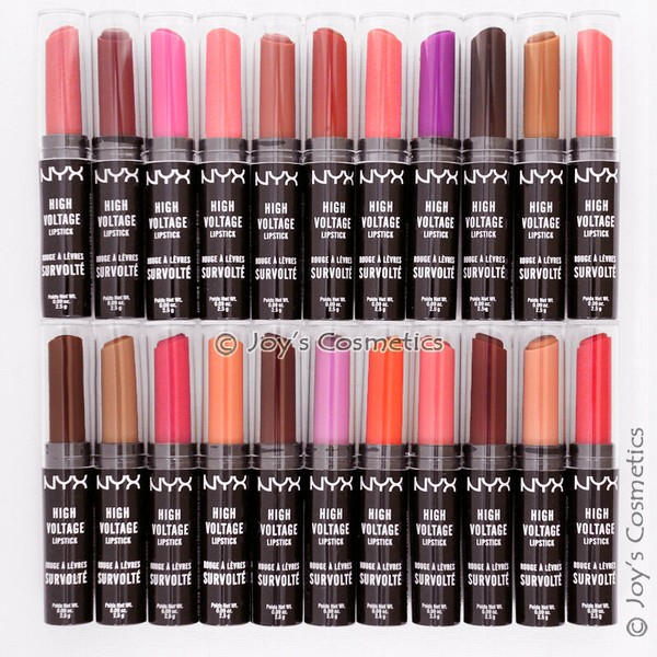 3 NYX High Voltage Lipstick - HVLS "Pick Your 3 Color"   *Joy's cosmetics*