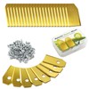 kiki fancy Robot Lawnmower Blades, 30pcs Stainless Steel Spare Blades
