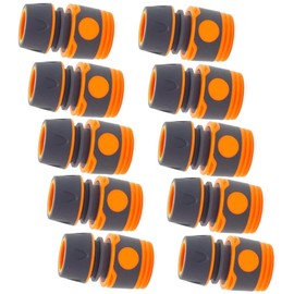 AstarFavor Garden Hose Quick Coupling Hose Connector Garden Hose Connector 1/2 Inch Plastic Hose Coupling for Home Tap Pack of 10