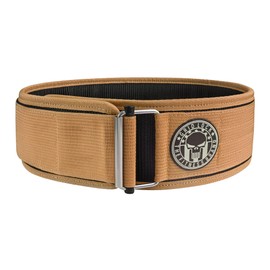 Quick Lock Weight Lifting Belt - 4-Inch Nylon Support | Adjustable Buckle for Deadlifts, Squats, Olympic Lifting | Lumbar Support for Powerlifting, WODs | Gym, Weightlifting Belt for Men