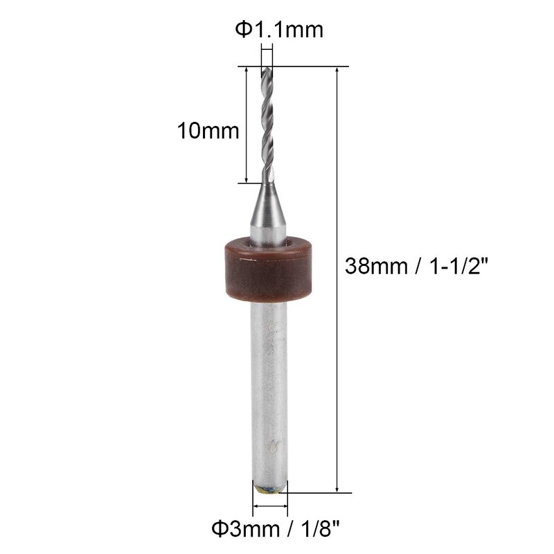 sourcing map PCB Drill Bits 1.1 mm Carbide Turning Tool