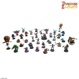 Dungeons & Lasers Raiders and Beasts of The Scareguards Archipelago - DND Miniaturen Set mit 35 Modellen - Montage und Bemalen erforderlich - ab 14 Jahren