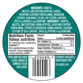 ICE BREAKERS Wintergreen Mints, Mint Candy, Candy Bulk Box to Share, Candy Bulk Box, 42g (6 Count)