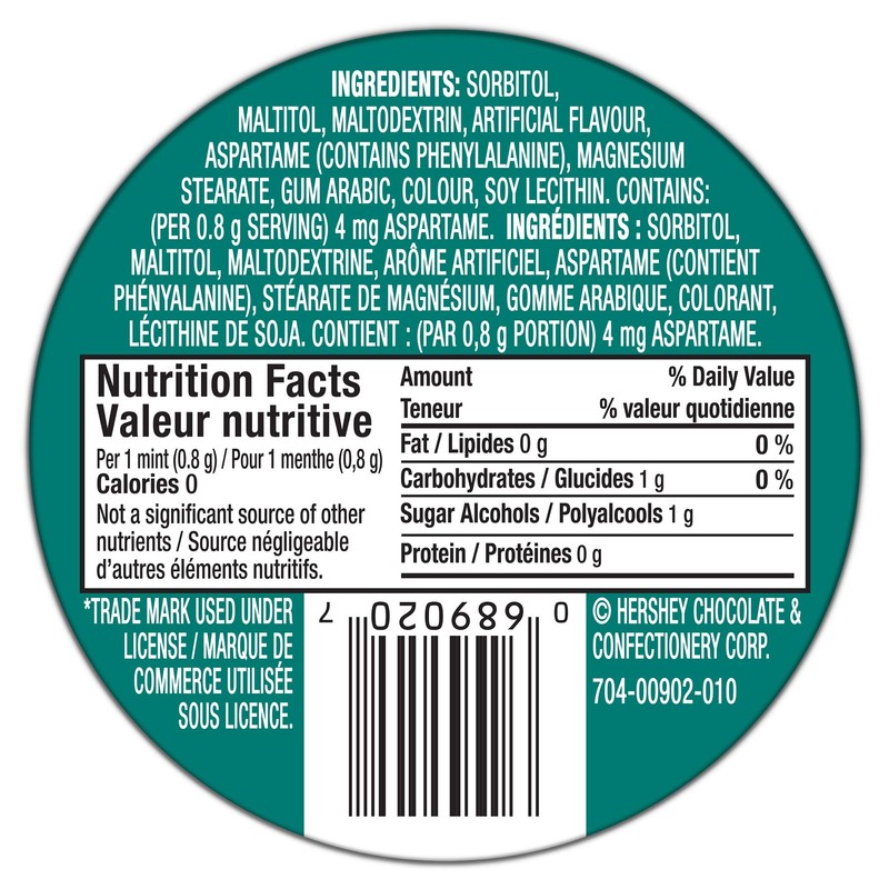 ICE BREAKERS Wintergreen Mints, Mint Candy, Candy Bulk Box to