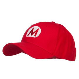 e4Hats.com Mario Luigi Wario Waluigi Embroidered Cap - Red OSFM