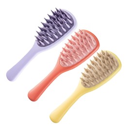 OHPHCALL Hair Comb Set Brush Scalp Massager Styling Comb for Hair Stylist Barber Supplies Wide Tooth for Curly Hair