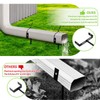 1 Pack Rainwater Downspout Bracket with Strap, Adjustable Heavy Duty
