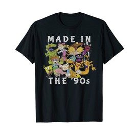 Nickelodeon Made In The 90's Faded Character Collage T-Shirt