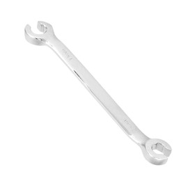 Yanmis Flare Nut Wrench, Carbon Steel Wrench 9-11mm Double Headed Open End Oil Tube Pipe Spanner for Quick Disassembly and Fastening of Bolts