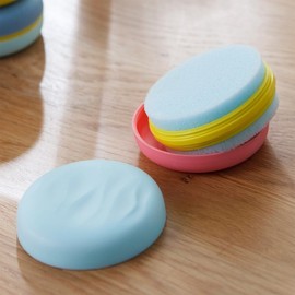 Portable Dual-Sided Shoe Shine Sponge & Brush Dual-Sided Shoe Polisher 5ea