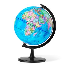 GOCHANGE Globe for Kids Learning, 10" Geography Educational Globe with Thickened Stand - More Stable for Children & Teachers, 360° Spinning Educational Tools & Desk Decorations & Gifts