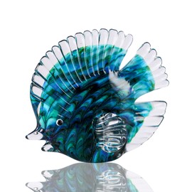 OISEGOP Tropical Fish, Hand Blown Home Decor Cute Art Figurines, Office,Aquarium, Sea Animals World Series