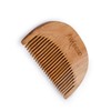 Meezo Neem Wood Beard Comb – Natural Handmade Wooden Comb