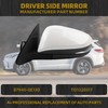 Dasbecan Left Driver Side Mirror Compatible with 2014-2019 Toyota Highlander