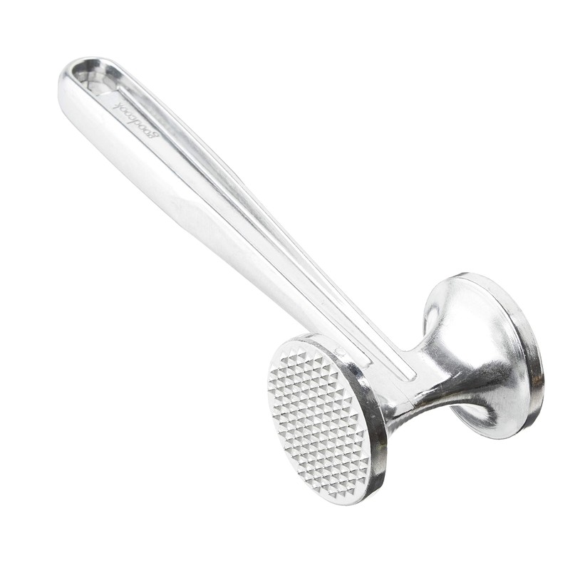 GoodCook 2 Sided Meat Tenderizer, Flat and Spiked, Strong, Sturdy