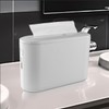 EnBath Countertop Paper Towel Dispenser (White)/Multifold Paper Towel Holder, Non-Slip,