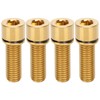 Alomejor 4-Piece Bicycle Handlebar Shaft Bolts, Hex Socket Screws Made