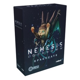 Nemesis: Lockdown: Spacecats - Board Game Expansion by Awaken Realms - Sci-Fi Horror Game - Strategy Game - Cooperative Adventure Game - Adults & Teens Ages 14+ - 1-5 Players - Playtime 1-2 Hours