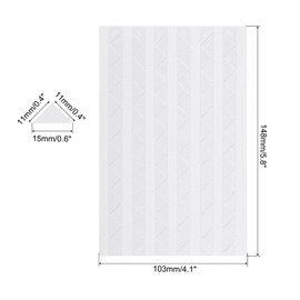 PATIKIL Photo Corner Sticker, 20 Sheets/2040 Pcs PVC Self Adhesive Picture Mounting Label for DIY Journal Album Diary Scrapbook, White