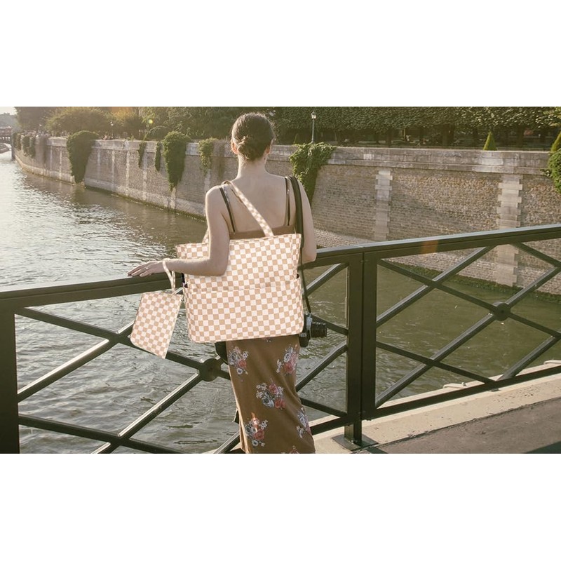 LOIDOU Large Tote Beach Bag Waterproof Sandproof Beach Pool bag