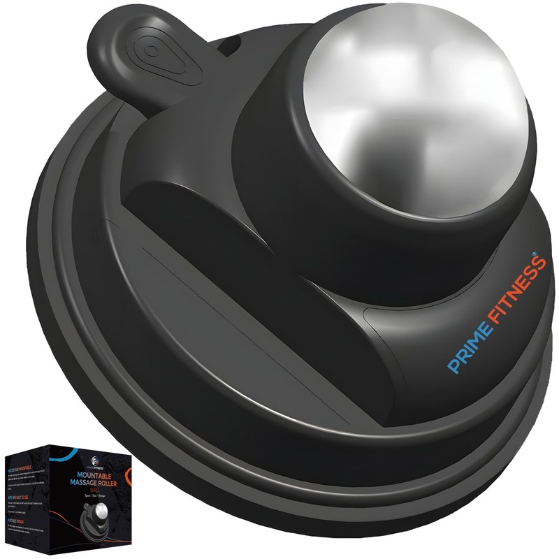 PRIME Fitness Wall Mounted Massage Ball | Cold Therapy |