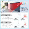 GREENCYCLE Motion Sensor Alarm,Outdoor Wireless Driveway Alarm with Loud Siren
